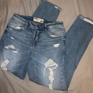 Garage Ripped Mom/boyfriend Jeans